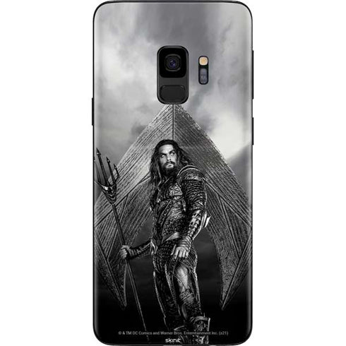 The Justice League (2017) Aquaman Poster Galaxy S9 Skin